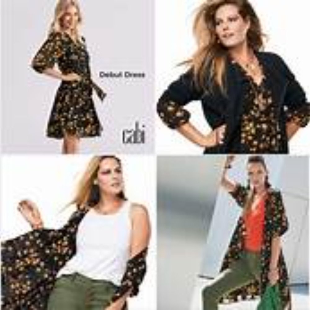 NWT| CABI 5945 Debut Dress Fiesta Floral Wrap Dress - Picture 3 of 7